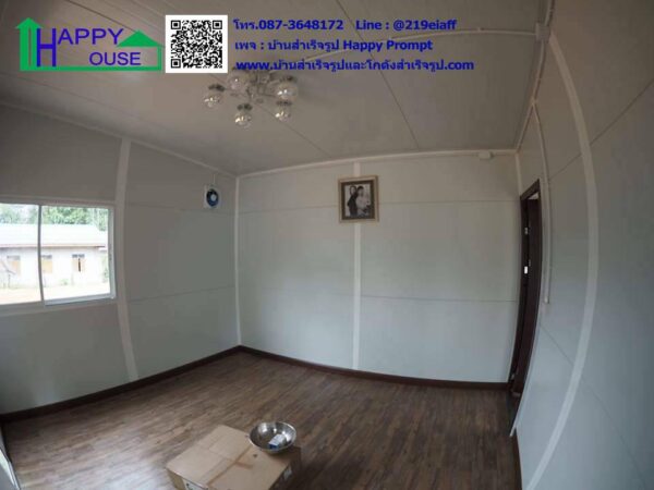 บ้านสำเร็จรูป MK-44 ขนาด 7.28x7.28x2.87 เมตร  2ห้องนอน 1ห้องครัว 1ห้องโถง 1ห้องน้ำ (ลูกค้าทำเอง) - Image 9