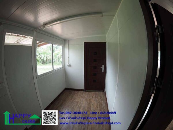 บ้านสำเร็จรูป MK-44 ขนาด 7.28x7.28x2.87 เมตร  2ห้องนอน 1ห้องครัว 1ห้องโถง 1ห้องน้ำ (ลูกค้าทำเอง) - Image 10