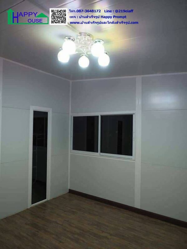 บ้านสำเร็จรูป MK-44 ขนาด 7.28x7.28x2.87 เมตร  2ห้องนอน 1ห้องครัว 1ห้องโถง 1ห้องน้ำ (ลูกค้าทำเอง) - Image 19
