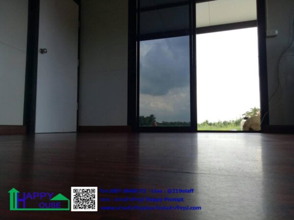 บ้านสำเร็จรูป MK-25 ขนาด 3.64x7.28x2.87 เมตร 1ห้องนอน  1ห้องโถง 1ห้องน้ำ พร้อมชายคายื่นหน้า-หลัง - Image 10