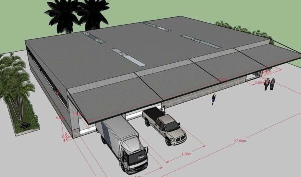 โกดังแปรรูปผักและผลไม้ HW-HC 27x18x6 ม. นครศรีธรรมราช - Image 13