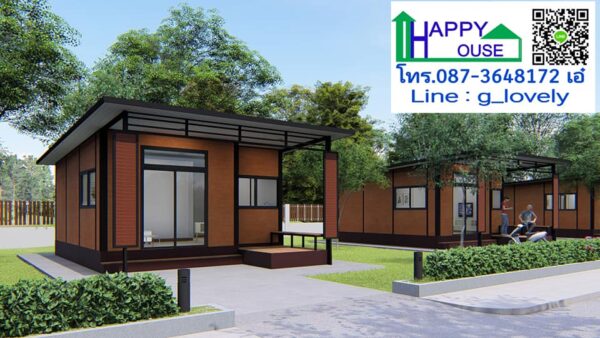 แบบบ้านโมเดิร์นลายไม้สไตล์รีสอร์ท 2 ห้องนอน - Image 3