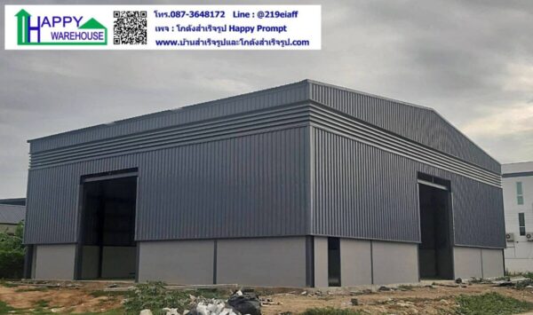 โกดังสำเร็จรูป HW-H  20x25x8 เมตร รังสิต-ลำลูกกา - Image 5