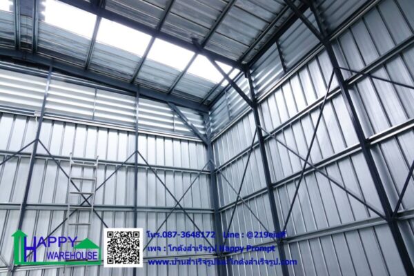 โกดังสำเร็จรูป HW-C ขนาด 9x20x6 เมตร - Image 6