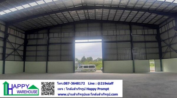 โกดังสำเร็จรูป HW-H  20x25x8 เมตร รังสิต-ลำลูกกา - Image 9