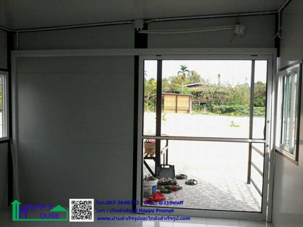 บ้านสำหรับผู้สูงอายุ ผนังลายอิฐ และผนังลายไม้  MK-23 ขนาด 3.60x5.40 ม. - Image 9
