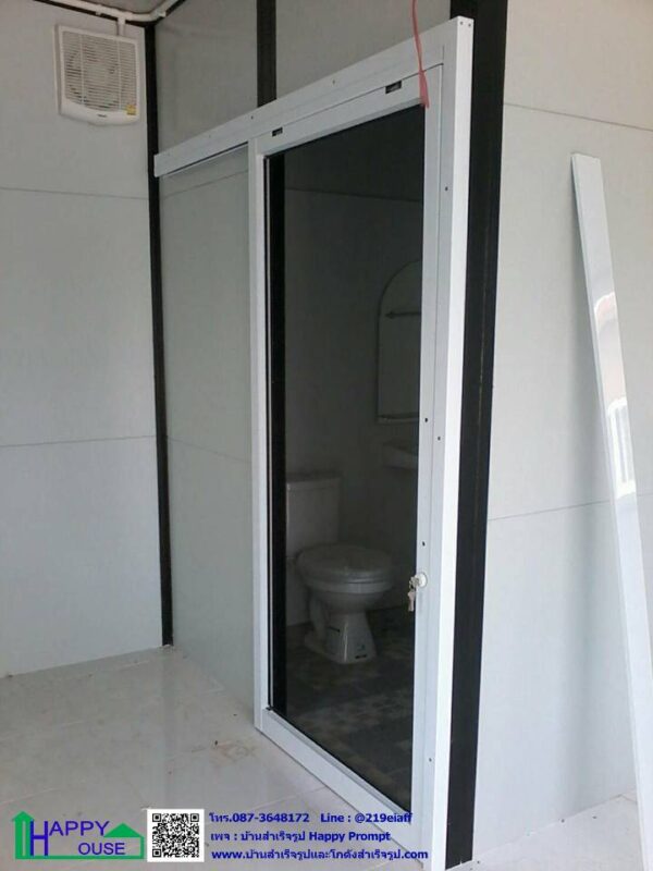 บ้านสำหรับผู้สูงอายุ ผนังลายอิฐ และผนังลายไม้  MK-23 ขนาด 3.60x5.40 ม. - Image 13