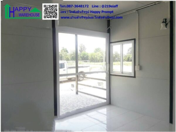 บ้านสำหรับผู้สูงอายุ ผนังลายอิฐ และผนังลายไม้  MK-23 ขนาด 3.60x5.40 ม. - Image 10