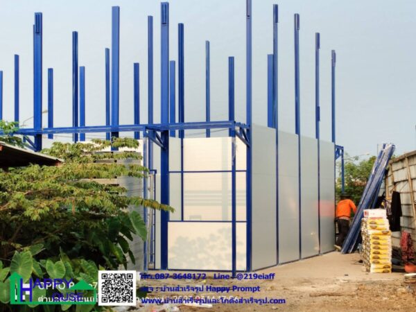บ้านพักคนงานสำเร็จรูป 2 ชั้น 32 ห้อง ขนาด 8.1 x 48.60 เมตร - Image 26