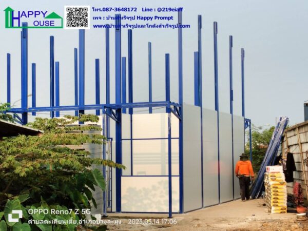 บ้านพักคนงานสำเร็จรูป 2 ชั้น 32 ห้อง ขนาด 8.1 x 48.60 เมตร - Image 27
