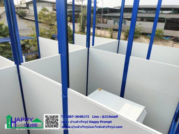 บ้านพักคนงานสำเร็จรูป 2 ชั้น 32 ห้อง ขนาด 8.1 x 48.60 เมตร - Image 29