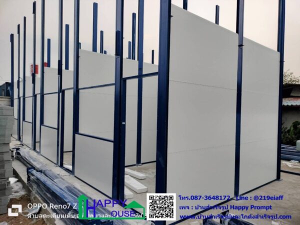 บ้านพักคนงานสำเร็จรูป 2 ชั้น 32 ห้อง ขนาด 8.1 x 48.60 เมตร - Image 30