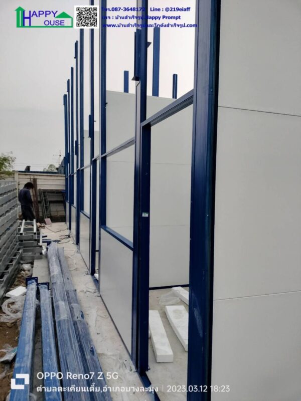 บ้านพักคนงานสำเร็จรูป 2 ชั้น 32 ห้อง ขนาด 8.1 x 48.60 เมตร - Image 32