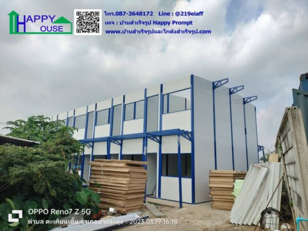 บ้านพักคนงานสำเร็จรูป 2 ชั้น 32 ห้อง ขนาด 8.1 x 48.60 เมตร - Image 20