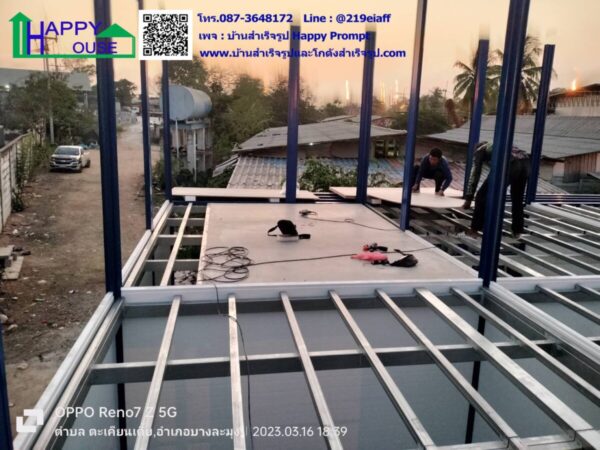 บ้านพักคนงานสำเร็จรูป 2 ชั้น 32 ห้อง ขนาด 8.1 x 48.60 เมตร - Image 22