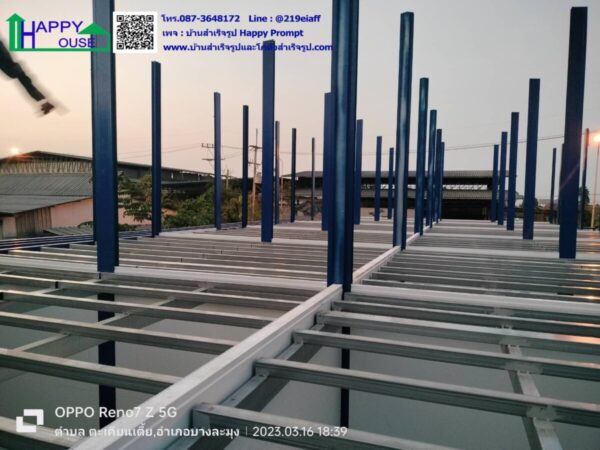 บ้านพักคนงานสำเร็จรูป 2 ชั้น 32 ห้อง ขนาด 8.1 x 48.60 เมตร - Image 25