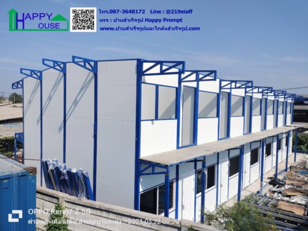 บ้านพักคนงานสำเร็จรูป 2 ชั้น 32 ห้อง ขนาด 8.1 x 48.60 เมตร - Image 9