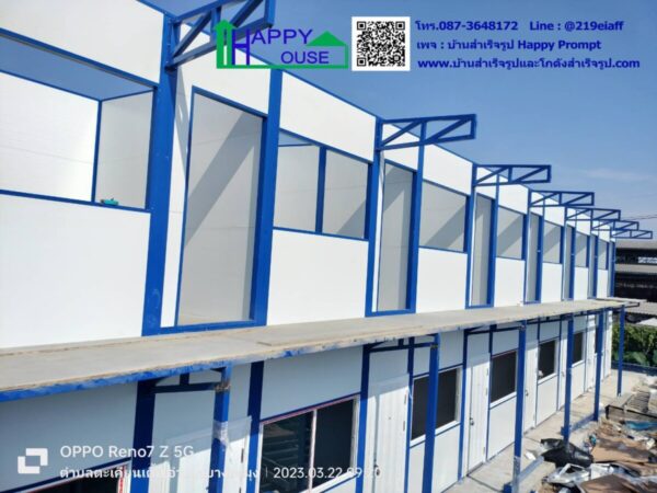 บ้านพักคนงานสำเร็จรูป 2 ชั้น 32 ห้อง ขนาด 8.1 x 48.60 เมตร - Image 10