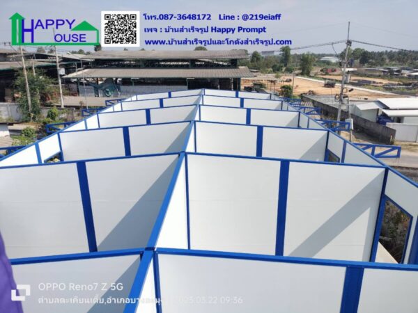 บ้านพักคนงานสำเร็จรูป 2 ชั้น 32 ห้อง ขนาด 8.1 x 48.60 เมตร - Image 11