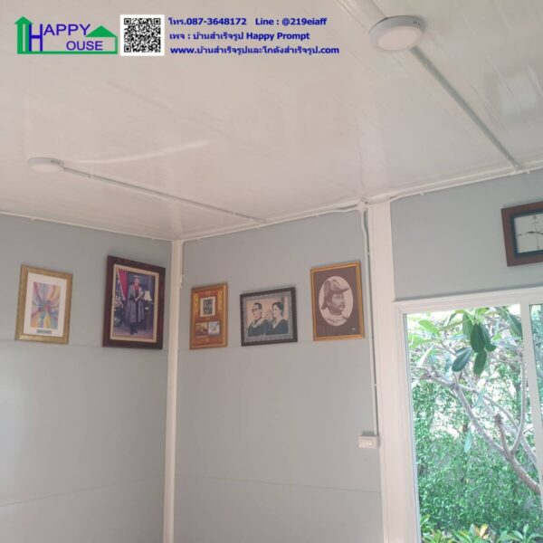 บ้านพักระเบียงชมวิวในสวนริมแม่น้ำ ขนาด 3.6x3.6 เมตร - Image 7