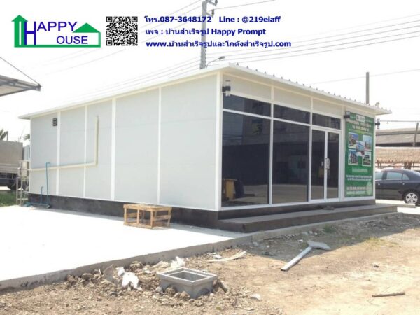 ออฟฟิศ สำนักงานขายสำเร็จรูป  ผนัง-หลังคากันร้อนepsโฟม MK54 ขนาด 9x7.20 เมตร - Image 9