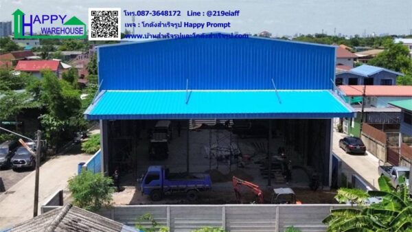 โกดังสำเร็จรูป HW-HC  ขนาด 17x24x10 เมตร - Image 2