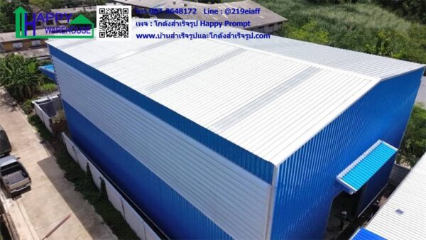 โกดังสำเร็จรูป HW-HC  ขนาด 17x24x10 เมตร - Image 3