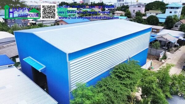 โกดังสำเร็จรูป HW-HC  ขนาด 17x24x10 เมตร - Image 4