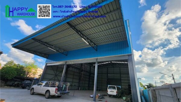 โกดังสำเร็จรูป HW-HC  ขนาด 17x24x10 เมตร - Image 6