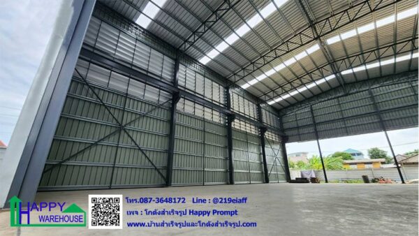 โกดังสำเร็จรูป HW-HC  ขนาด 17x24x10 เมตร - Image 8