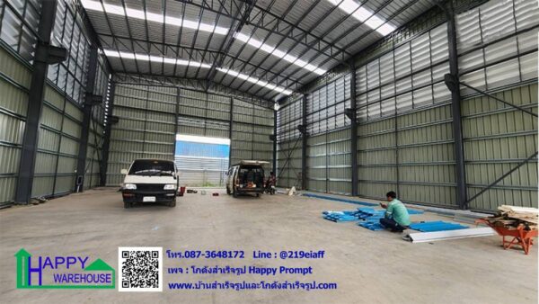 โกดังสำเร็จรูป HW-HC  ขนาด 17x24x10 เมตร - Image 9