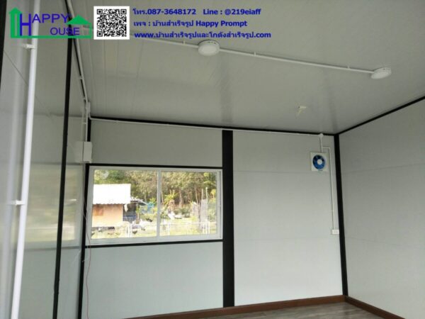 ผลงานบ้านสำเร็จรูป MS-14 ขนาด 3.60x3.60 ม. ระเบียงด้านหน้าขนาด 1.10 ม. ยาว 3.60 ม. - Image 4