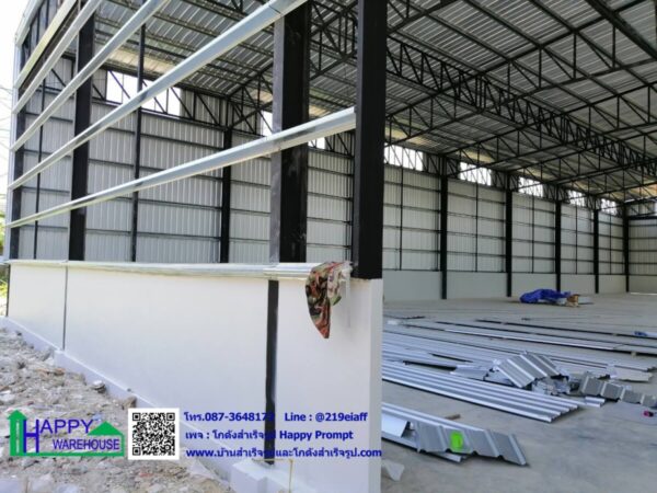 ผลงานโกดังสำเร็จรูป HW-HC 24x42x7.32 m. - Image 5