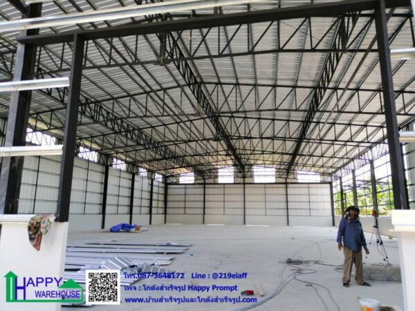 ผลงานโกดังสำเร็จรูป HW-HC 24x42x7.32 m. - Image 6