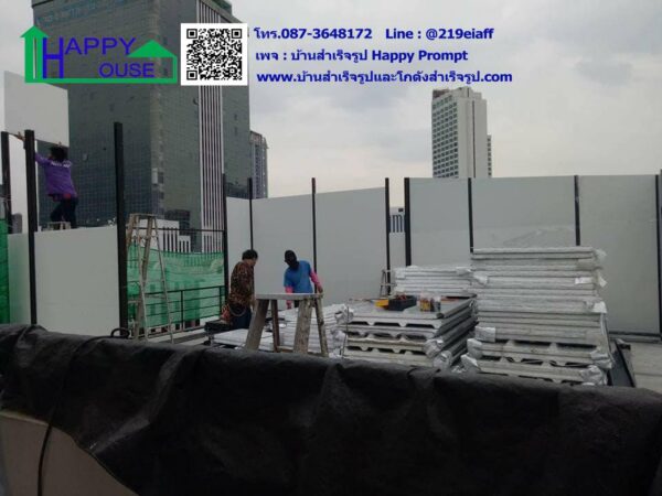 งานสร้างต่อเติมบนดาดฟ้าชั้น 7 กลางกรุง - Image 12