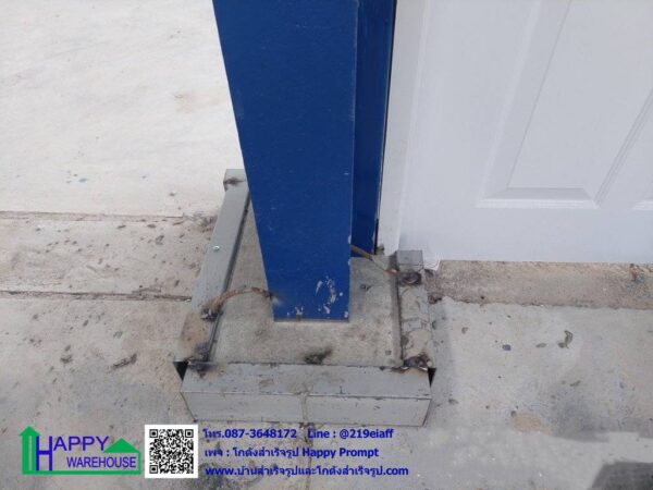 คลังสินค้า โกดังเก็บของ HW-HC 24x35x6 ม. พร้อมกันสาดขนาดใหญ่ เพื่อให้รถจอดลงของได้แม้ขณะฝนตก อีกทั้งยังทำให้อาคารดูโปร่ง โล่ง สบาย - Image 17