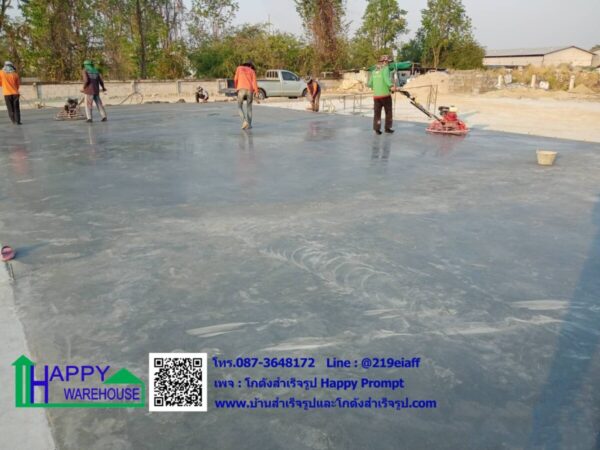 คลังสินค้า โกดังเก็บของ HW-HC 24x35x6 ม. พร้อมกันสาดขนาดใหญ่ เพื่อให้รถจอดลงของได้แม้ขณะฝนตก อีกทั้งยังทำให้อาคารดูโปร่ง โล่ง สบาย - Image 27