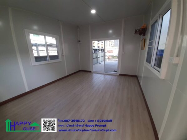 บ้านสำเร็จรูป ขนาด 3.6x4.5 เมตร พร้อมห้องน้ำ และกันสาดหน้าบ้าน - Image 4