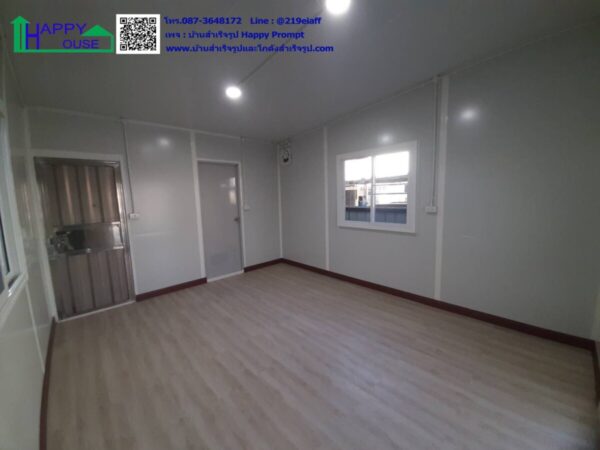 บ้านสำเร็จรูป ขนาด 3.6x4.5 เมตร พร้อมห้องน้ำ และกันสาดหน้าบ้าน - Image 5