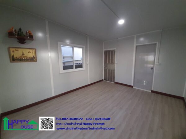 บ้านสำเร็จรูป ขนาด 3.6x4.5 เมตร พร้อมห้องน้ำ และกันสาดหน้าบ้าน - Image 6