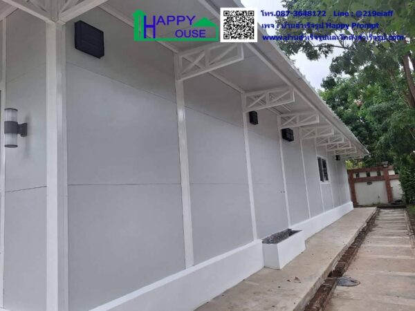 ออฟฟิศพร้อมห้องเก็บของสำเร็จรูป ผนัง-หลังคา eps กันความร้อน ขนาด 7.20x16.20x3.10 ม. - Image 6