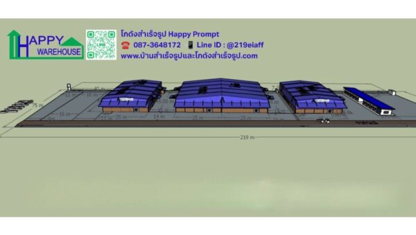 โครงการโกดังให้เช่าจำนวน 3 หลัง พื้นที่ 4,500 ตรม. ขนาด 25x45x7.2 m จำนวน 2 หลัง  ขนาด 50x45x7.2 m จำนวน 1 หลัง - Image 12