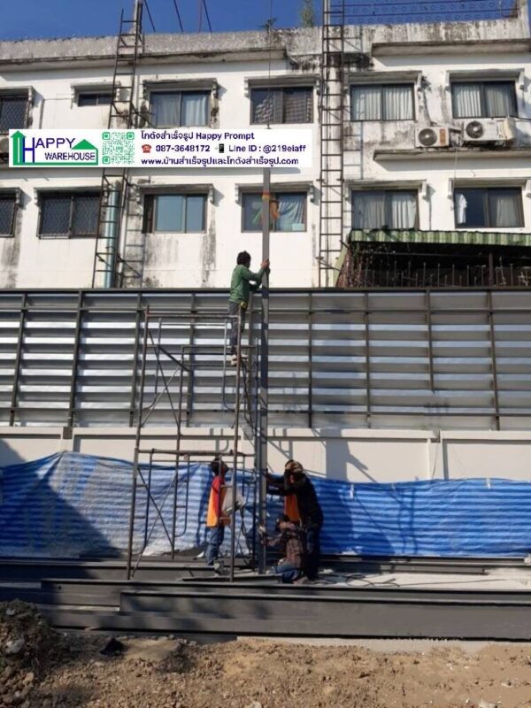 อาคาร 2ชั้น โครงสร้างเหล็ก ขนาด 3×15 ม. และอาคาร 1ชั้น ขนาด 3×6 ม - Image 12