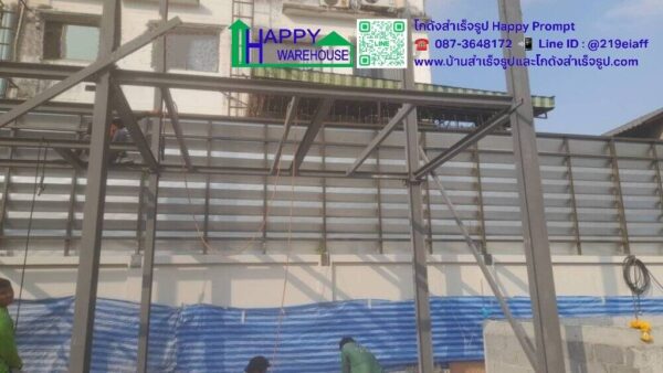 อาคาร 2ชั้น โครงสร้างเหล็ก ขนาด 3×15 ม. และอาคาร 1ชั้น ขนาด 3×6 ม - Image 15