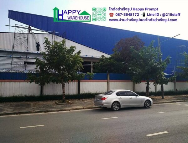 ผลงานโกดังสำเร็จรูป HW-HC 60x30x8 ม. หน้างาน ต.ทับมา จ.ระยอง - Image 9