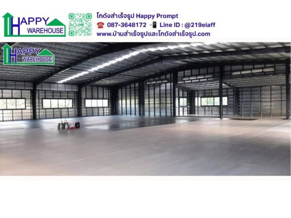 โรงงานผลิตภาชนะจากวัสดุธรรมชาติ หลังที่ 1 HW-H 30x138 สูง 7.5 เมตร  อ.บางคล้า  จ.ฉะเชิงเทรา - Image 9