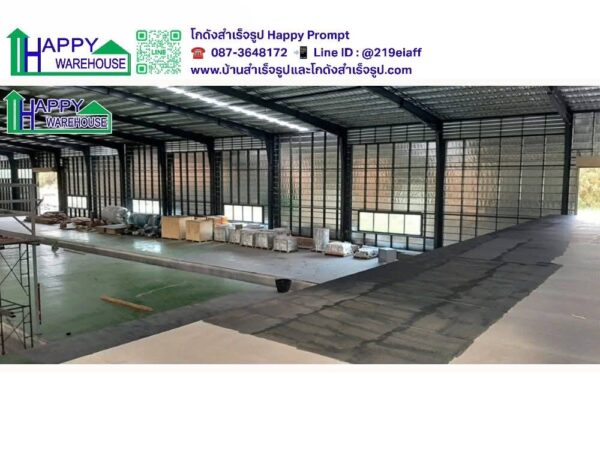 โรงงานผลิตภาชนะจากวัสดุธรรมชาติ หลังที่ 1 HW-H 30x138 สูง 7.5 เมตร  อ.บางคล้า  จ.ฉะเชิงเทรา - Image 11