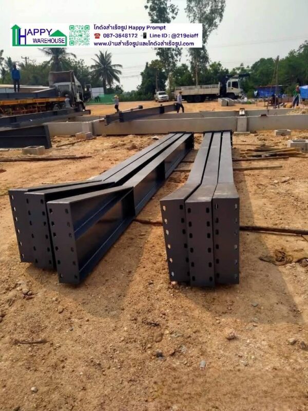 โรงงานผลิตภาชนะจากวัสดุธรรมชาติ หลังที่ 1 HW-H 30x138 สูง 7.5 เมตร  อ.บางคล้า  จ.ฉะเชิงเทรา - Image 55