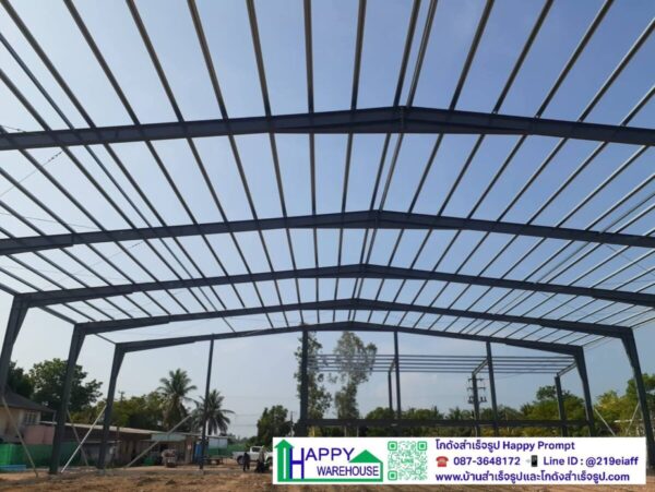 โรงงานผลิตภาชนะจากวัสดุธรรมชาติ หลังที่ 1 HW-H 30x138 สูง 7.5 เมตร  อ.บางคล้า  จ.ฉะเชิงเทรา - Image 46