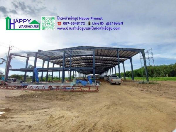 โรงงานผลิตภาชนะจากวัสดุธรรมชาติ หลังที่ 1 HW-H 30x138 สูง 7.5 เมตร  อ.บางคล้า  จ.ฉะเชิงเทรา - Image 45